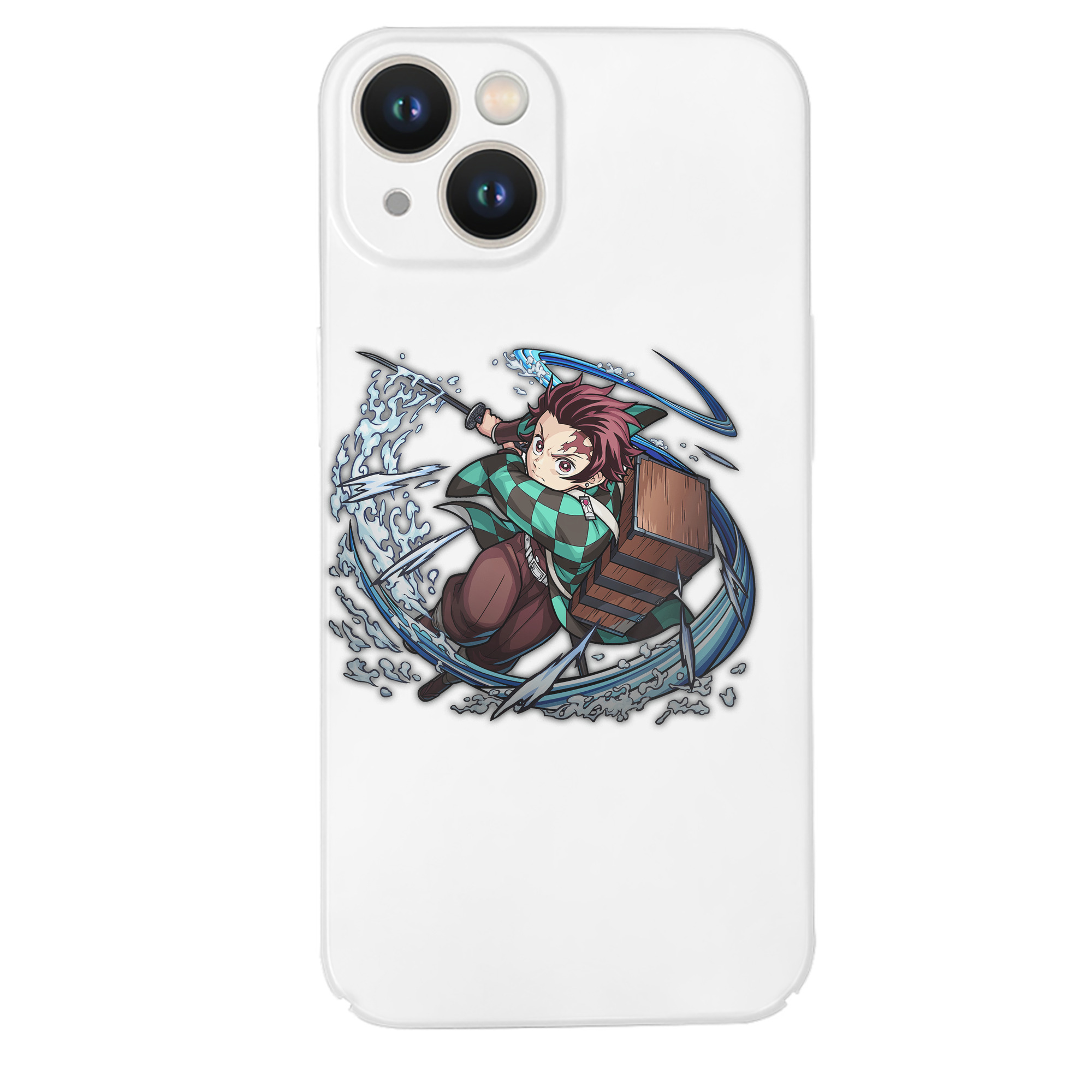 （画像用） 鬼滅の刃 竈門 炭治郎／かまど たんじろう Kamado Tanjirou 【iPhone 14シリーズ対応】ハードケース
